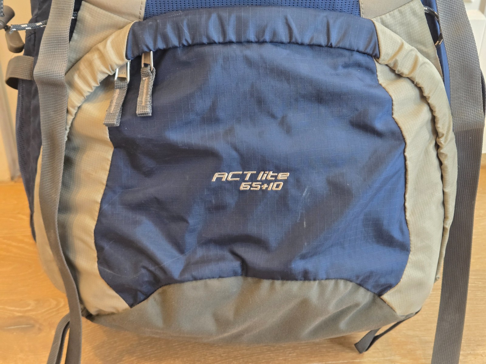 Deuter Act Lite 65 +10 Rucksack Framed Hiking Backpack Daypack Blue & Gray