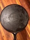 Vintage Griswold # 9 Cast Iron Skillet 710-A  Large Logo “ERIE” – Large Block