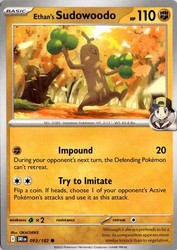 Ethan's Sudowoodo 093/182 Destined Rivals