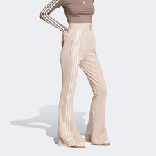 adidas Originals Women  s Firebird Flared Fleece Track Pants Ash Pearl JJ0935