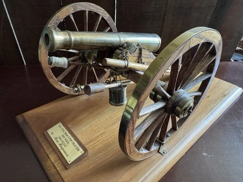 Vintage Civil War 1841 6 Pounder Field Gun 1/8 Scale Cannon by Ron Hargreaves