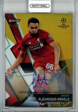 2018-19 Topps Finest Trent Alexander-Arnold Autographs Gold Refractors /50