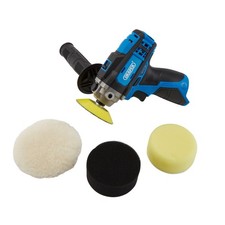 Draper 12V Car Polisher Sold Bare Variable Speed Inc Backing Pads & Sponge 70277