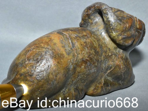 6,8 Zoll alte China Hongshan Kultur Jade Feng Shui Drache Bestie Skulptur - Bild 9 von 9