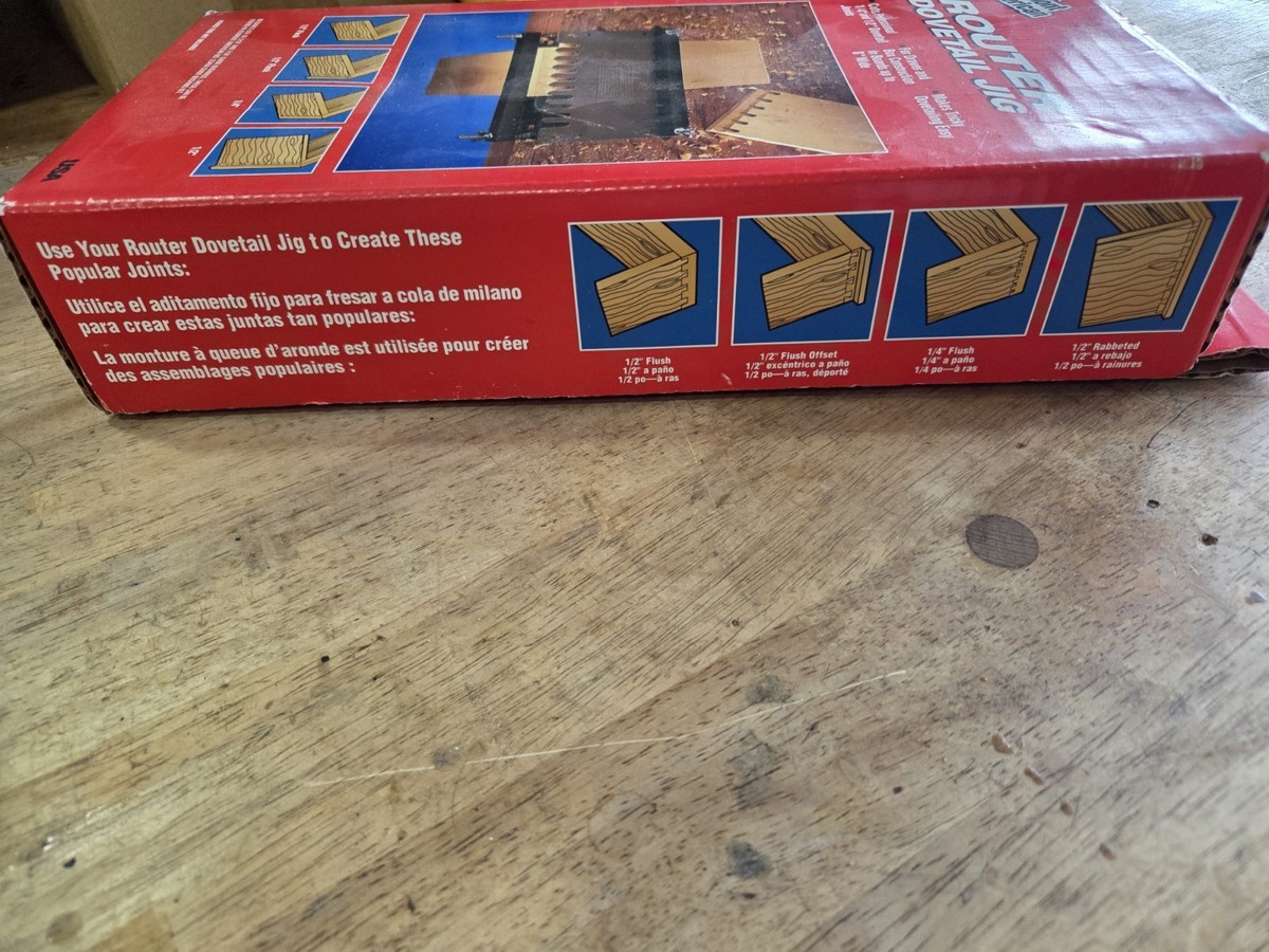 Vermont American Router Dovetail Jig 23460 NOS USA 1/4” 1/2” Box