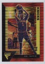2020-21 Panini Flux Rookies Factory Set Red Pulsar Prizm Obi Toppin #206 8d4