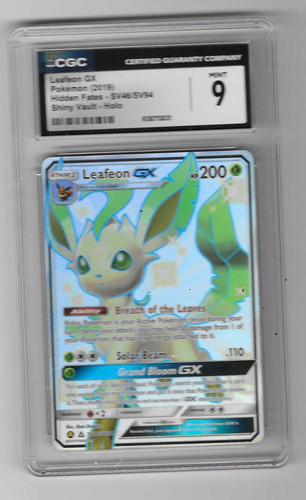 Leafeon-GX graded CGC 9 for sale on eBay