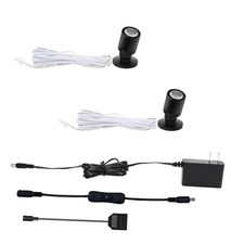 LED Spot Light Indoor Little Mini Spotlight Soft White-2 Pack Push Switch
