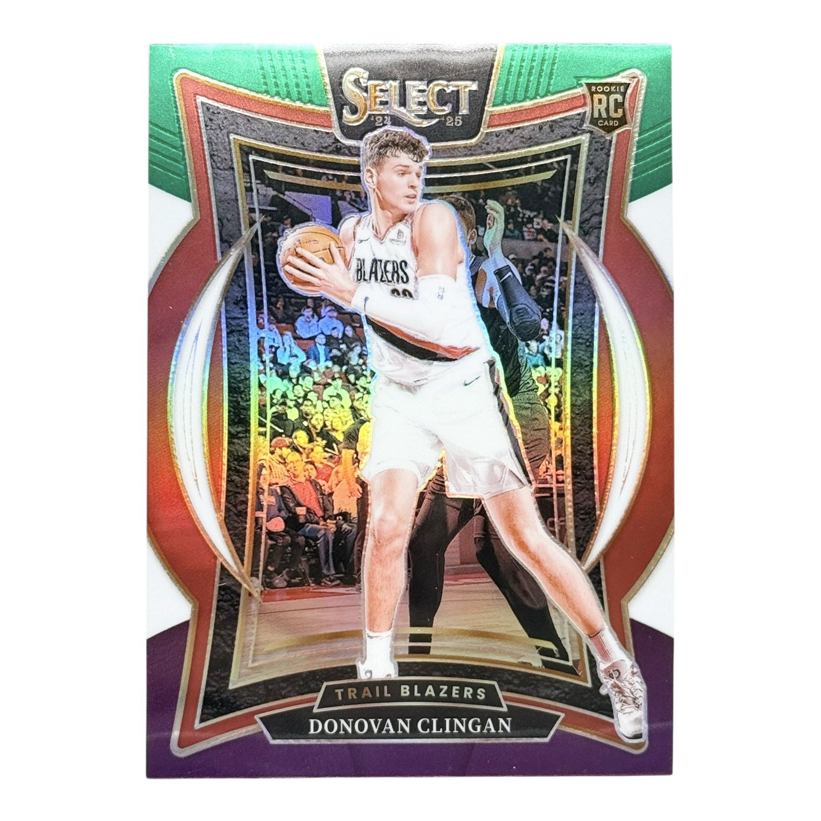 2024-25 Panini Select - Concourse Donovan Clingan #69 Tri-Color Prizm (RC)