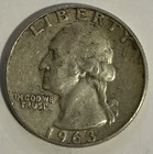1964-D 25C Washington 90% Silver Quarter