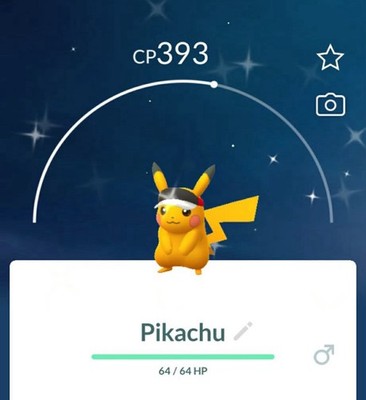 Pokémon Trade Go | Spring Marathon Visor Pikachu Shiny