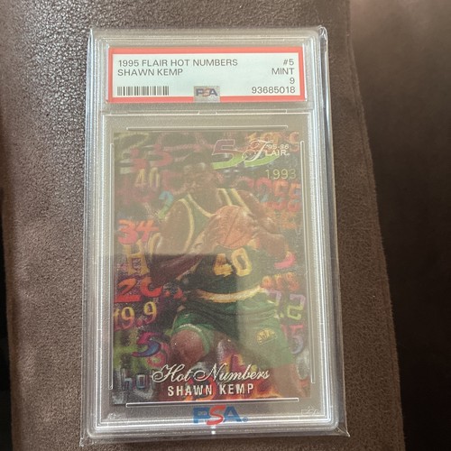Shawn Kemp #5 1995 Flair Hot Numbers card