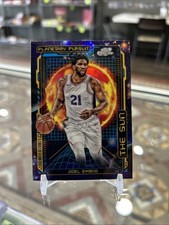 2023-24 Topps Cosmic Chrome Planetary Pursuit Joel Embiid Sun Rare SSP Case Hit!