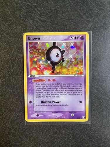 Pokemon TCG- Unown (K) Unseen Forces K/28 Holo Rare