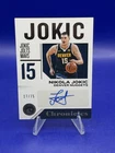 Nikola Jokic Panini 2018-19 Chronicles Signatures Auto /75 Nuggets #CS-NJ