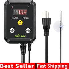 Reptile Thermostat Temperature Controller, Digital Heat Mat Thermostat for Se...