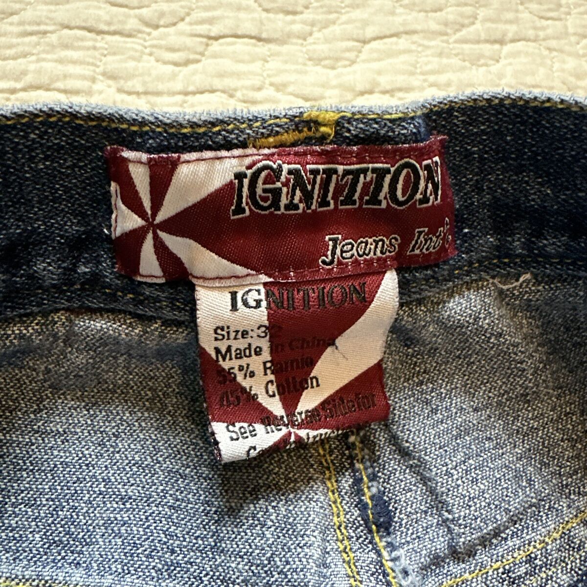 Vintage Ignition Jeans 30x28 Y2K Blue Yellow Skater Baggy | eBay Vintage Ignition Jeans 30x28 Y2K Blue Yellow Skater Baggy | eBay