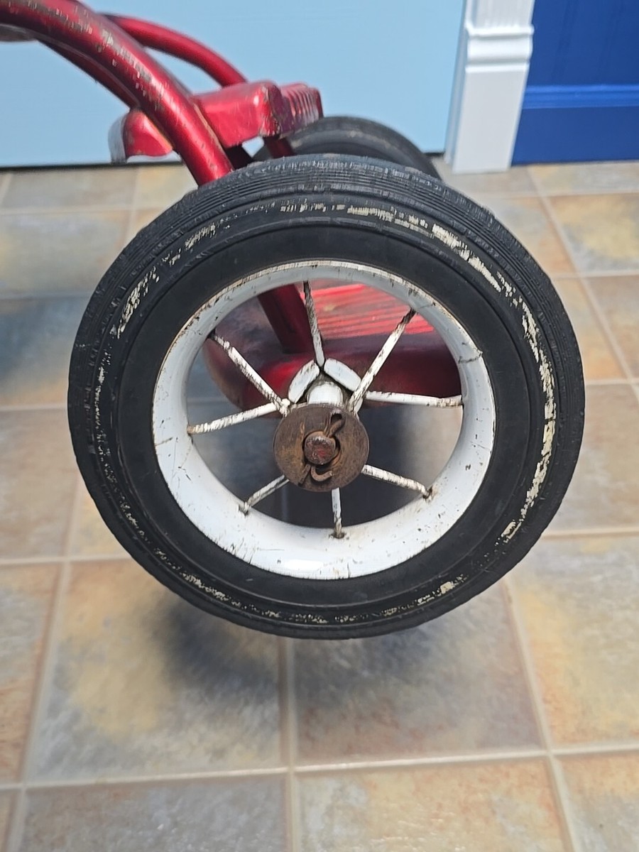 ヴィンテージ　メルスリー Vintage MURRAY Kid's TRICYCLE Metal Step-Up/Whitewall Tires