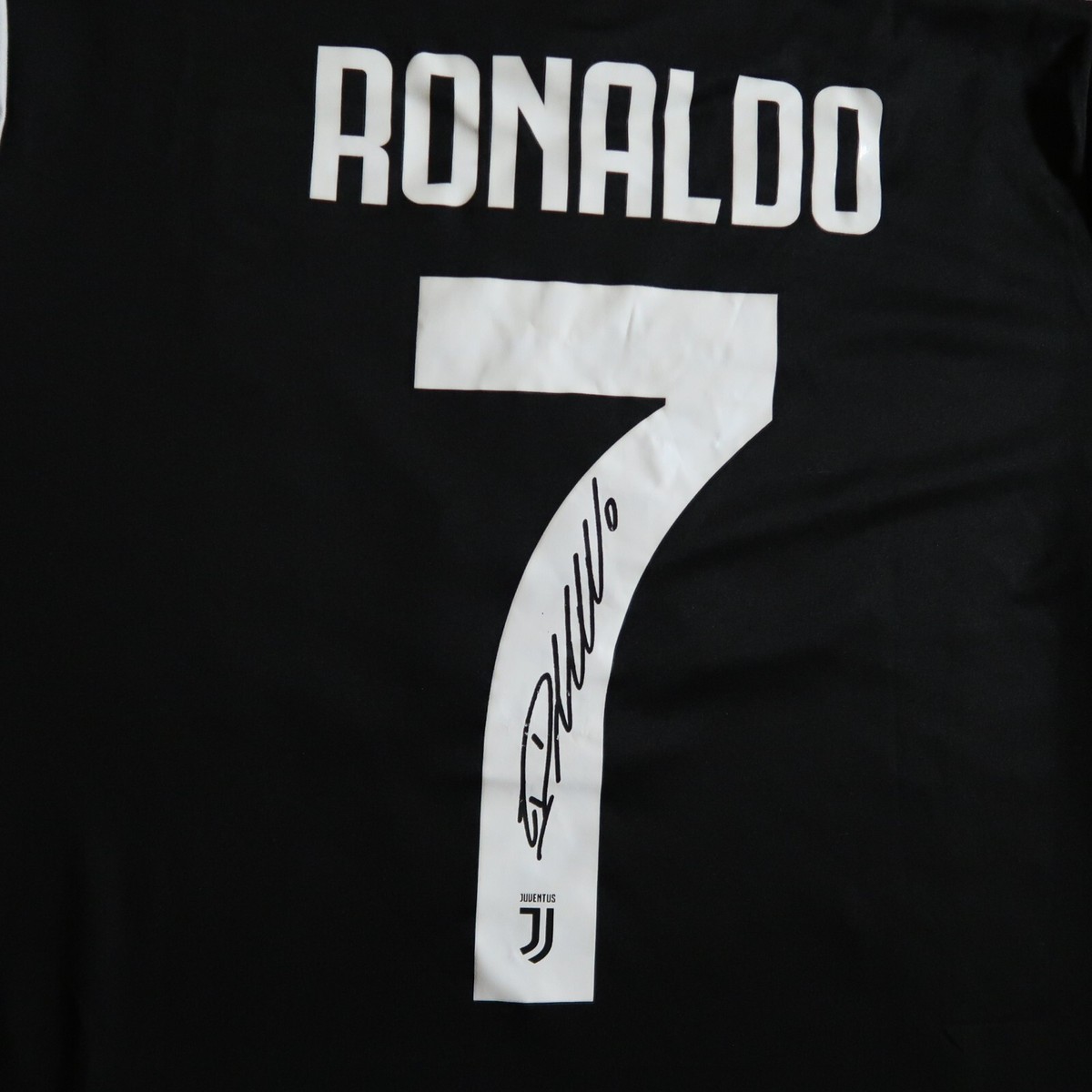 Juventus RONALDO 7 シャツ Sサイズ Ronaldo #7 Juventus Jersey 2018-2019 Home Retro Long Sleeve