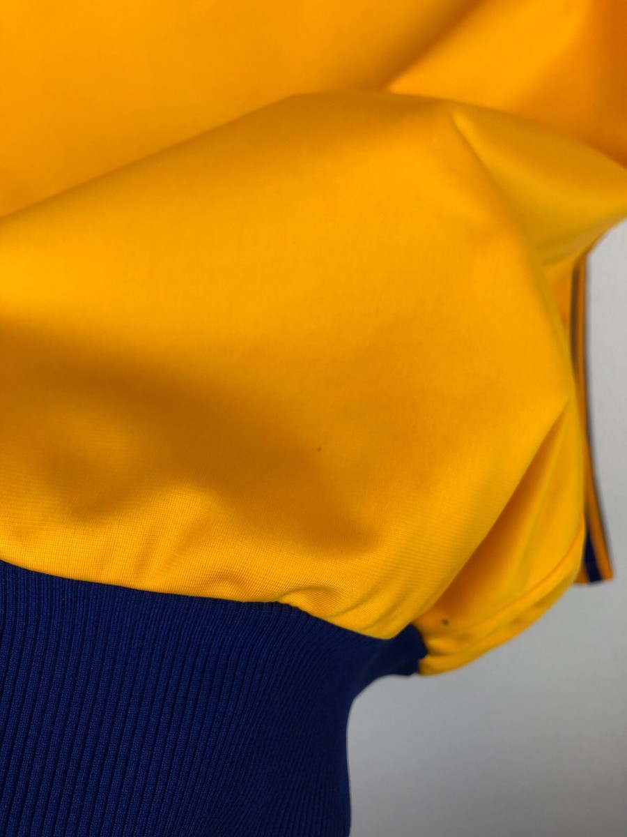 Vintage 80's Adidas Nylon Jacket Track Top Mens Yellow Rare Vintage 80's Adidas Nylon Jacket Track Top Mens Yellow Rare