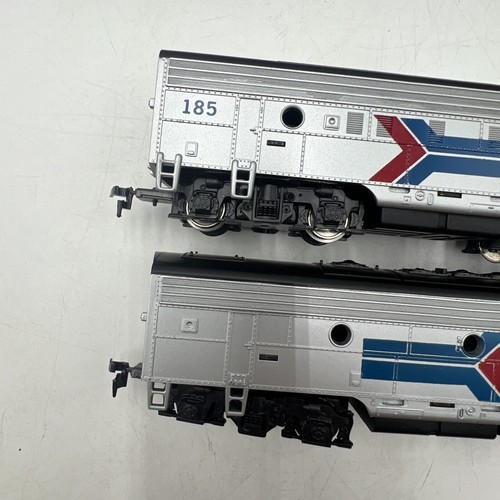 MANTUA HO AMTRAK F7A POWERED DIESEL LOCOMOTIVE #185 & AMTRAK DUMMY B UNIT BOX/NM - Picture 11 of 23