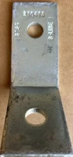 B Line B154ZN, Lot Of 34 Pcs. 2 Hole Angle Bracket, 45 Deg