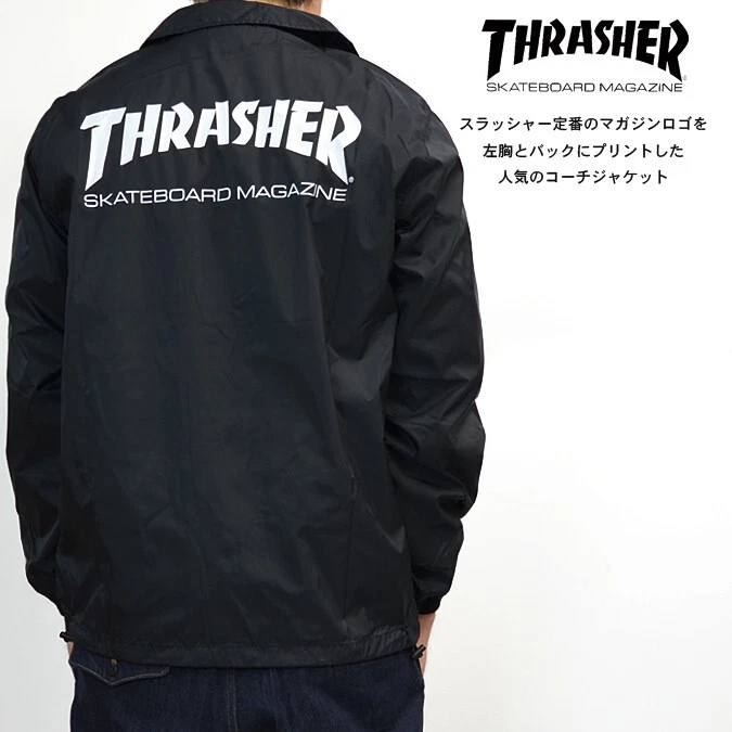 RARE JAPAN Only XL THRASHER Windbreaker Jacket SK8 Independent Trucks Osiris