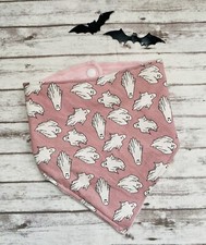 Gothic Spooky Cute Ghosts Baby Bandana Bib