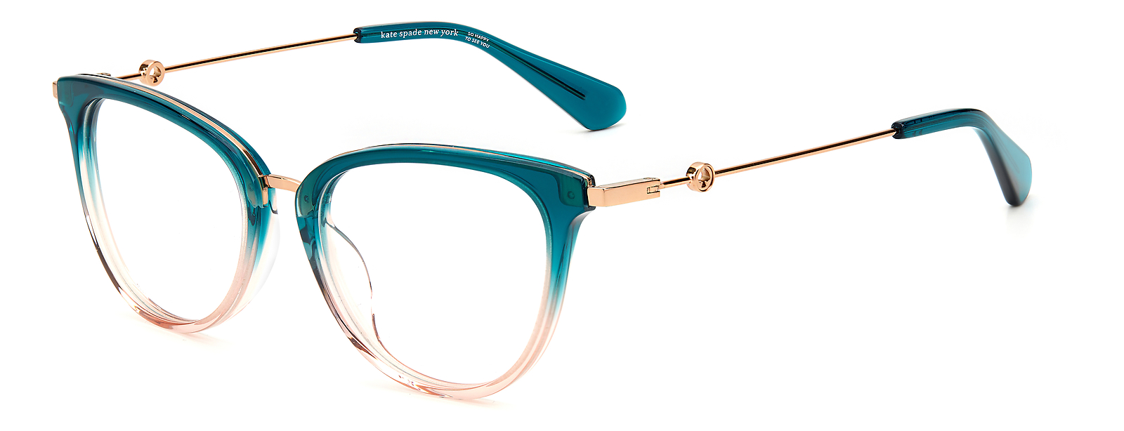 Occhiali da Vista KATE SPADE VALENCIA/G ZI9 TEAL 52/18/140 Donna