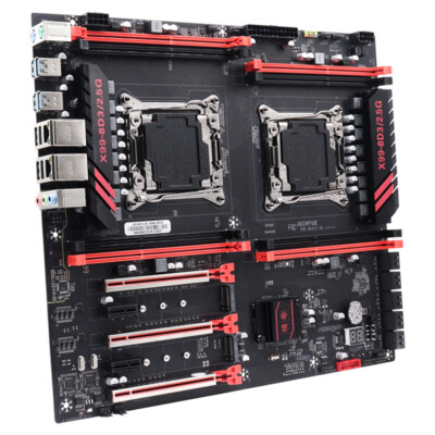 X99 Motherboard Dual CPU LGA 2011-3 Socket Xeon E5 V3 V4 DDR4 ECC RAM  NVME