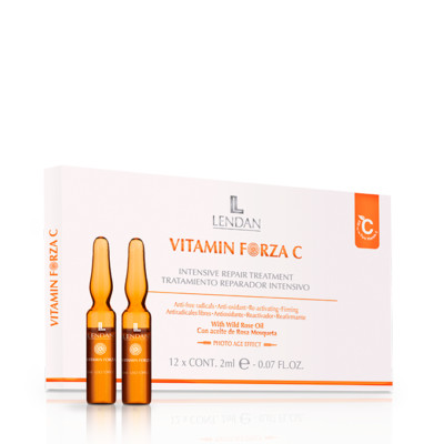 Lendan VITAMIN FORZA C TRATAMIENTO REPARADOR INTENSIVO 12 u. x 2 ml.