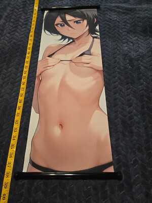 BLEACH ANIME-Rukia Kuchiki-  Sexy Scroll Poster -30'' x 10''