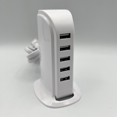 Intertek Power Adapter Model FEB-05004000 With 5 USB Ports - Nice Condition