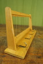 50er Rockabilly Wardrobe Vintage Wall Coat Rack Retro Corridor Wood 60er 2