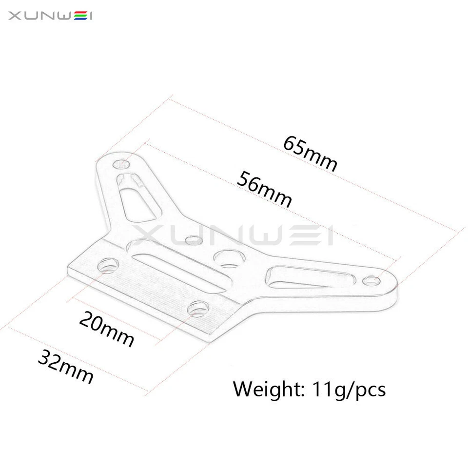 #101210 Chassis Brace Front Upper Plate for RC HPI WR8 FLUX Bullet ST MT 3.0 - Image 2 of 4
