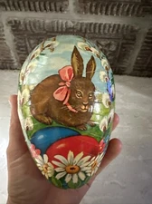 Vintage West German Paper Mache Egg