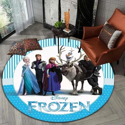 Frozen Pattern Round carpet kid's Playroom Rug bedroom*- - Picture 19 of 41