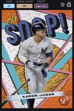 Topps MLB Bunt DIGITAL 2023 Oh Snap Orange Base Aaron Judge