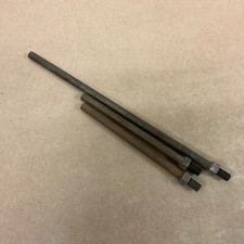 (3) Relton 12 & 18” SHANK TDS2 FOR REBAR CUTTER ROTARY DRILL BIT, STRAIGHT SHANK