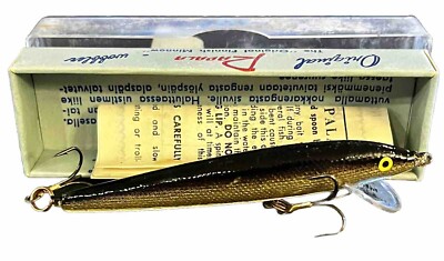 Leur De Pêche Vintage Storm Pré-Rapala « Prototype » - Doré/jaune, Pour Bar Et Brème