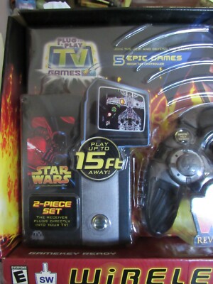 Star Wars Revenge of Sith Wireless Plug & Play TV Games 2005 Jakks