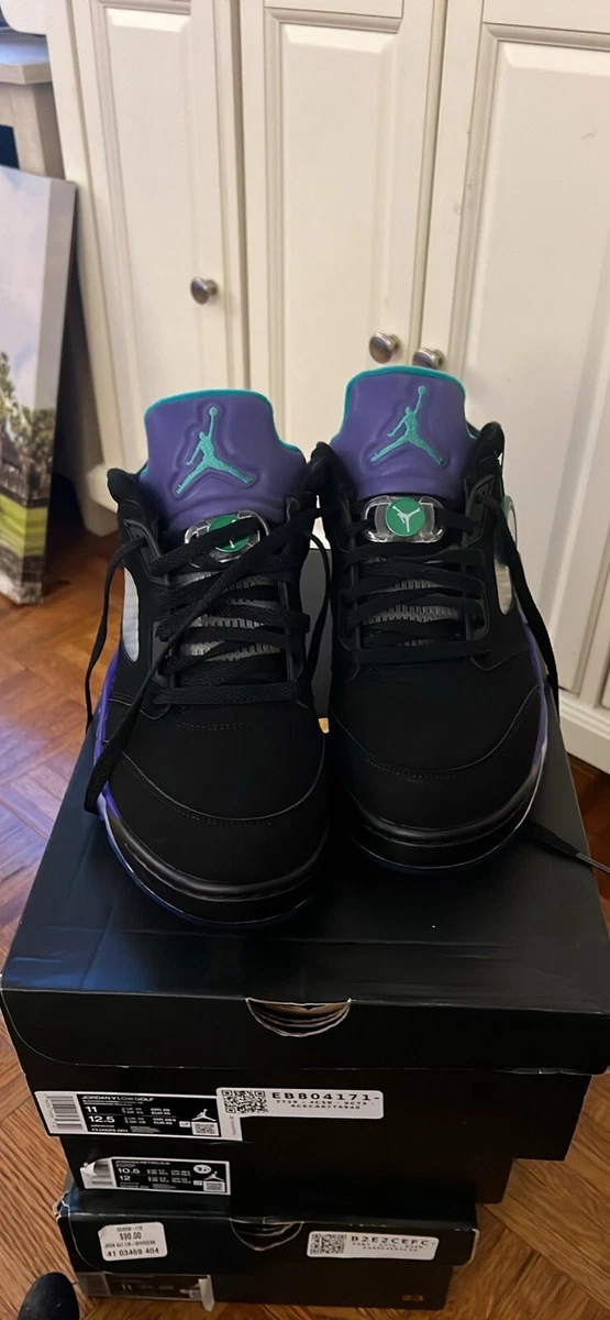 Jordan 5 Golf Low Black Grape for Sale | Authenticity Guaranteed