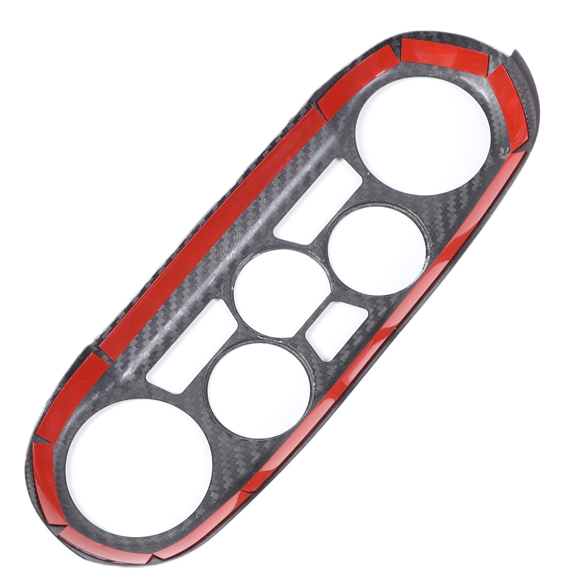 Real Carbon Fiber A/C Console Frame Panel Trim Cover Fits Ferrari Real Carbon Fiber A/C Console Frame Panel Trim Cover Fits Ferrari