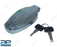 For Yamaha RD350 Petrol Fuel Tank Filler Cap Assembly With Embossed Keys