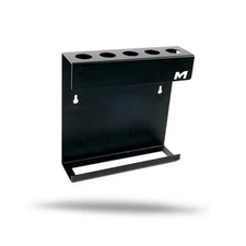  Universal Brush & Trigger Bottle Holder (Mini) | Wall-Mount Organizer Holds 5 