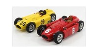 Cmc M184 Ferrari F1 Set 2X Lancia D50 N 20 6. Belgien Gp 1956 A.Pilette + D50