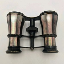 Antique Lemaire Fabt Paris Mother of Pearl Opera Glasses Binoculars