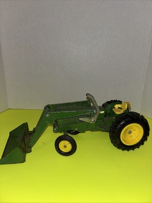 Vintage Ertl John Deere #584 Tractor With Bucket Made In USA