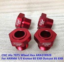 GPM CNC Alu 7075 Wheel Hex ARA310928 For ARRMA 1/5 Kraton 8S EXB Outcast 8S EXB