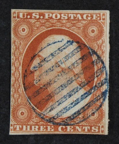 CKStamps: US Stamps Collection Scott#10 3c Washington Used
